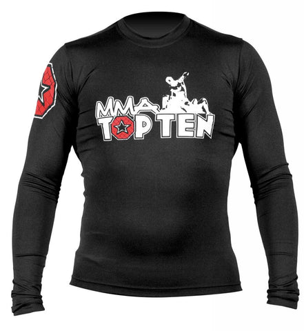 Rash Guard TOP TEN MMA long sleeve