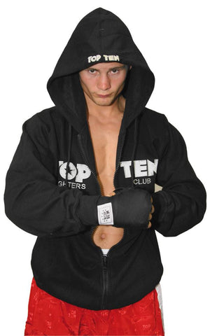 TOP TEN FIGHTERSCLUB hooded sweatshirt