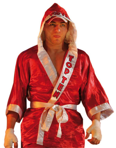 TOP TEN GET IN THE RING hooded Boxing Robe