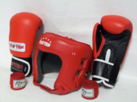 TOP TEN Boxing Package ("Aiba" Boxing Gloves 10 Oz)