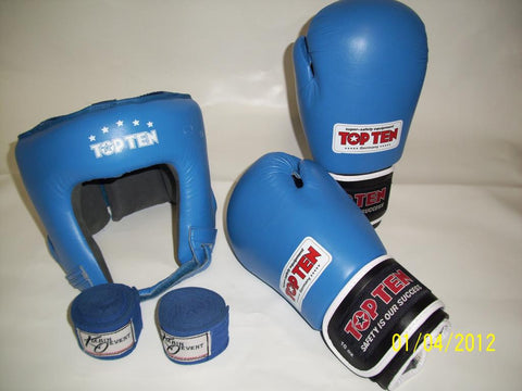 TOP TEN Boxing Package ("Aiba" Boxing Gloves 10 Oz)