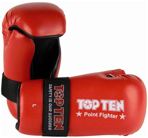 TOP TEN Point Fighter Open Hand Gloves