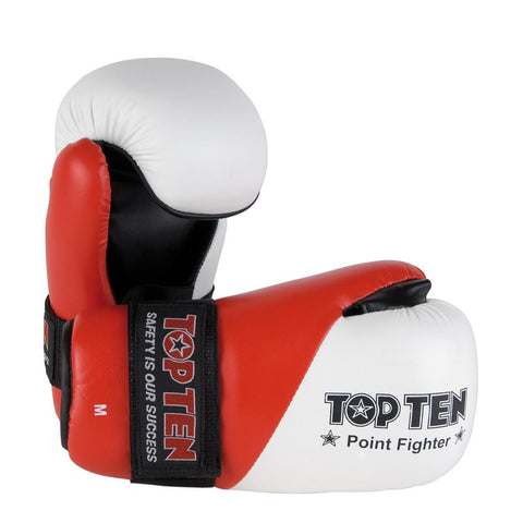 TOP TEN Point Fighter Open Hand Gloves