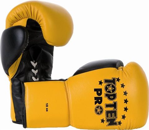 Top Ten Pro Boxing Gloves laced