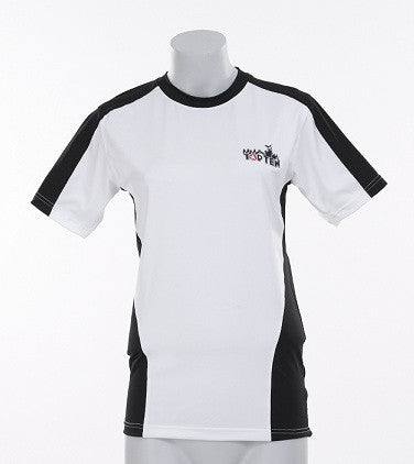 Rash Guard TOP TEN MMA short sleeve white/black