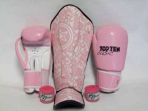 TOP TEN Boxing Package (Basic Gloves 10 Oz)(L)