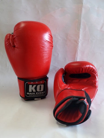 KO MAIN EVENT Hybrid Amateur Competition Gloves (RED)(12oz)